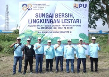 Dinas PUPR Jambi bersama BWSS VI Gelar Kegiatan Kemasyarakatan di Hari Bhakti PU ke-80