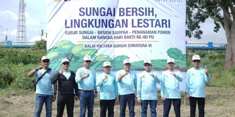 Dinas PUPR Jambi bersama BWSS VI Gelar Kegiatan Kemasyarakatan di Hari Bhakti PU ke-80