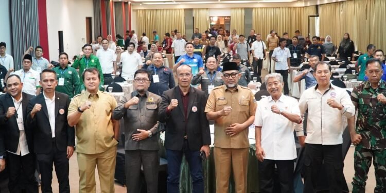 Sekda Sudirman Buka Rakerprov KONI, Harapkan Keputusan Strategis Majukan Olahraga Jambi
