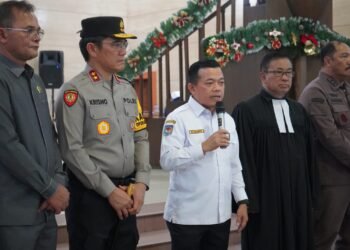 Pastikan Natal dan Tahun Baru Aman, Gubernur Al Haris Bersama Forkopimda Tinjau Gereja dan Pos Pengamanan