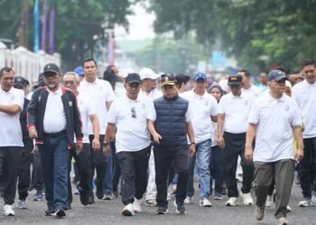 HUT Ke-69 Provinsi Jambi, Gubernur Al Haris Ajak Warga Jalan Santai dan Buka Pasar Tani