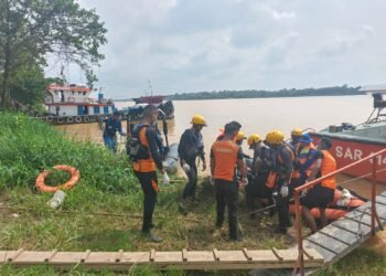 Wanita yang Terjun dari Jembatan Aurduri I Jambi Berhasil Ditemukan dalam keadaan Meninggal Dunia