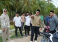 Bupati dan Wakil Bupati Tanjung Jabung Timur Laksanakan Monev di Desa Pemusiran dan Desa Teluk Kijing,