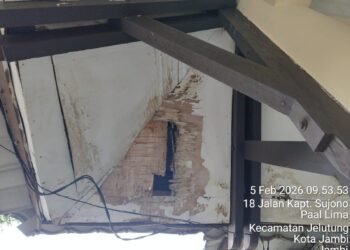 Kondisi Kantor Kesbangpol Kota Jambi Memprihatinkan