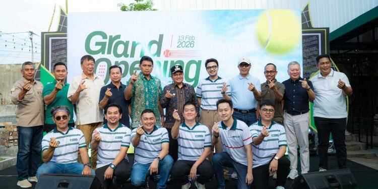 Padel Kalcer Jambi Resmi launching, Revki Ramadhoni : Lapangan Padel Bisa menyatukan Semua