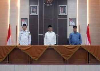 Bupati Muaro Jambi, Bambang Bayu Suseno, menerima kunjungan kerja anggota Komisi V DPR RI, H. A. Bakri HM, SE