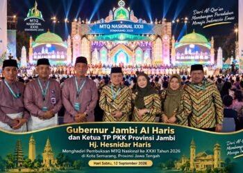 Gubernur Al Haris Hadiri Pembukaan MTQ Nasional 2026 di Semarang, Beri Dukungan Langsung untuk Kafilah Jambi