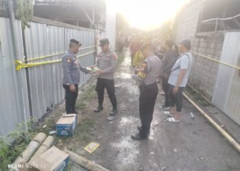 Kebakaran Gudang Kembang Api di Penatih, Dua Orang Terluka dan Sejumlah Kendaraan Terdampak, Polisi Amankan TKP