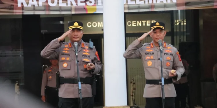 Baru Menjabat Kapolresta Sleman Kurang dari 24 Jam, Kombes Nanang Tiba-tiba di Mutasi