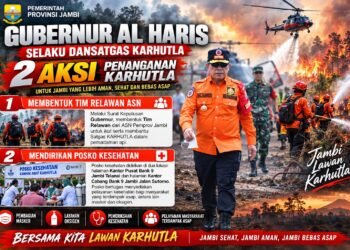 Gubernur Al Haris Siapkan ASN Turun Lapangan Bantu Padamkan Karhutla di Jambi