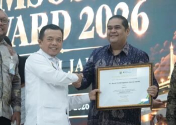 Bank Jambi Raih Jamsostek Award 2026 Kategori Badan Usaha Skala Besar Menengah.